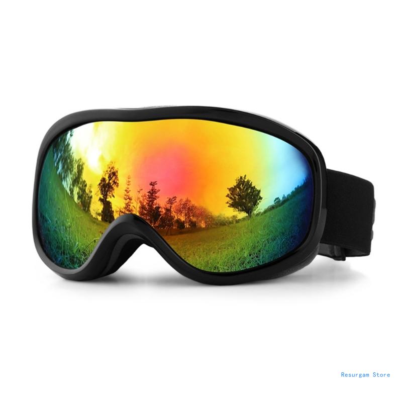 Gogle narciarskie Anti-Fog, dwuwarstwowe, gogle narciarskie, gogle snowboardowe z ochroną UV
