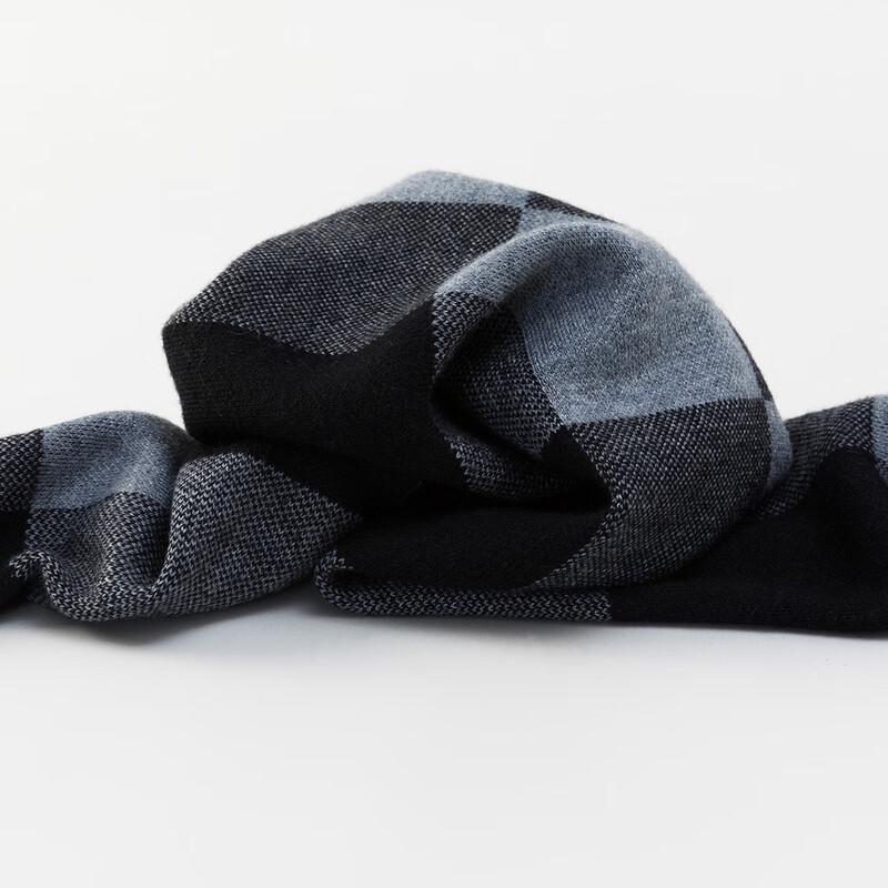 Navigare Unisex Plaid Wool Scarf