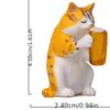 Self Healing Warm Beer Cat Toy Figure Korean Creative Baking Gardening Doll 1 Pc Drunk Tiger Cat