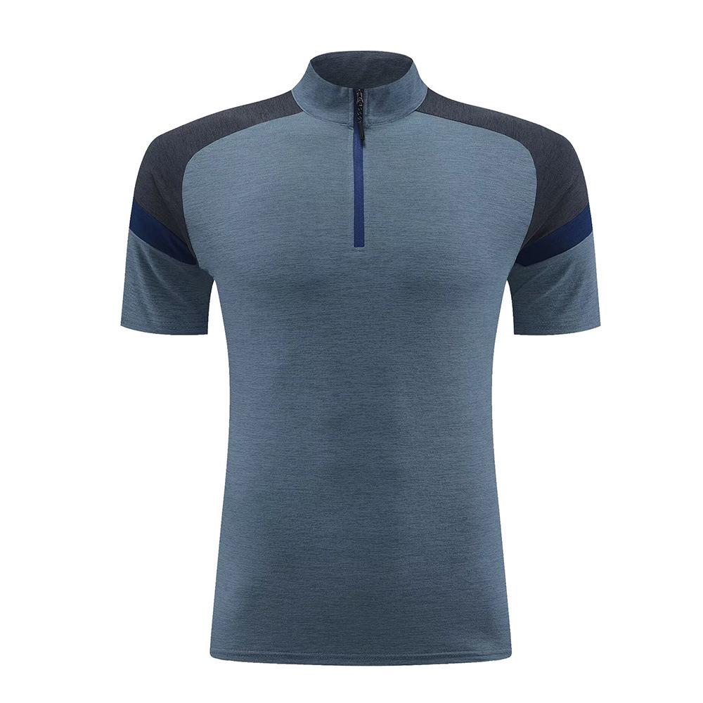 Unisex Quick-Dry Half-Zip Fitness Top for Outdoor Running