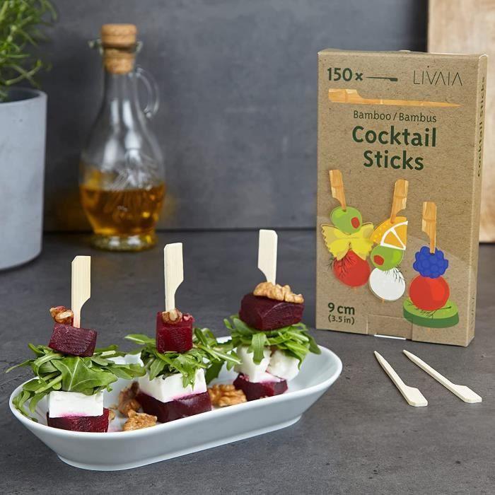 Brochettes Fingerfood 150x Brochettes Fingerfood Bambou Et Bâtonnets Cocktail 9cm