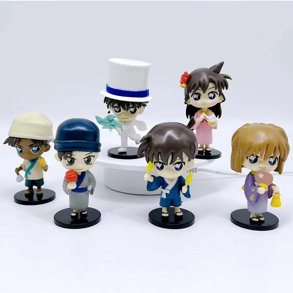 Toys Toys Genuine Detective Conan Gashapon Kuroba Kaito Furuya Rei Akai Shuichi Matsuda Jinpei Action Figure Ornament