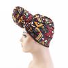 India Turban Women Printed Turban Big Flower Headwear Bandana Hijab Long Turban Hair Accessories