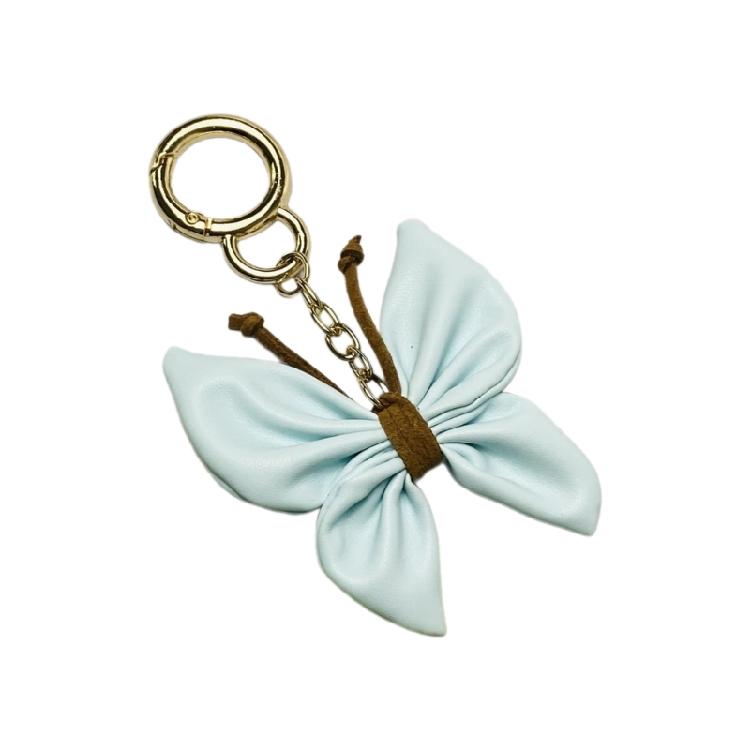 

Adorable Butterfly Keyring Mobile Phone Accessories Pendant Cute Backpack Decor синій