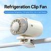 Portable Car Clip Fan 360° Rotatable 199 Speed Wind USB Cooled Rechargeable Electric Fan Low Noise Mini Fan Clamp Anywhere