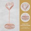 10Pcs Heart Shape Table Number Stands Gold /Rose Gold Name Card Holder  Home Centerpiece