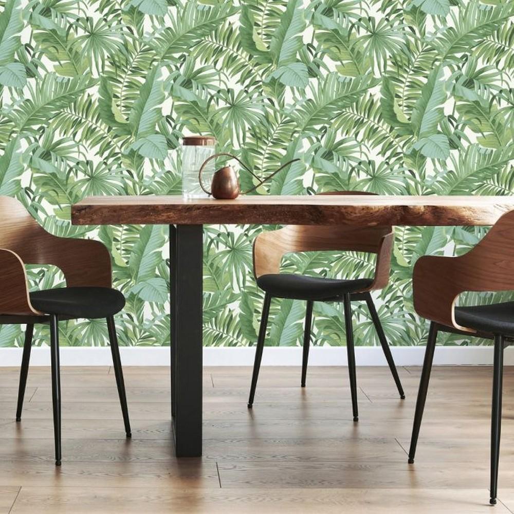 Fine Decor Maui Leaf Wallpaper