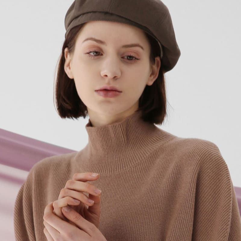 UNDERCONTROL studio BREAD BERET / BIO H TWILL / D CHOCO