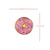 Mini Donut Cute Cartoon Patch Morale Tactical Velcros Badge Embroidered Sticker Patch Hook Loop Fastener DIY Jeans Cap Backpack