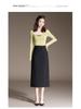 Spring 2026 Black Sequin Slim Bodycon High Waist Midi Pencil Skirt