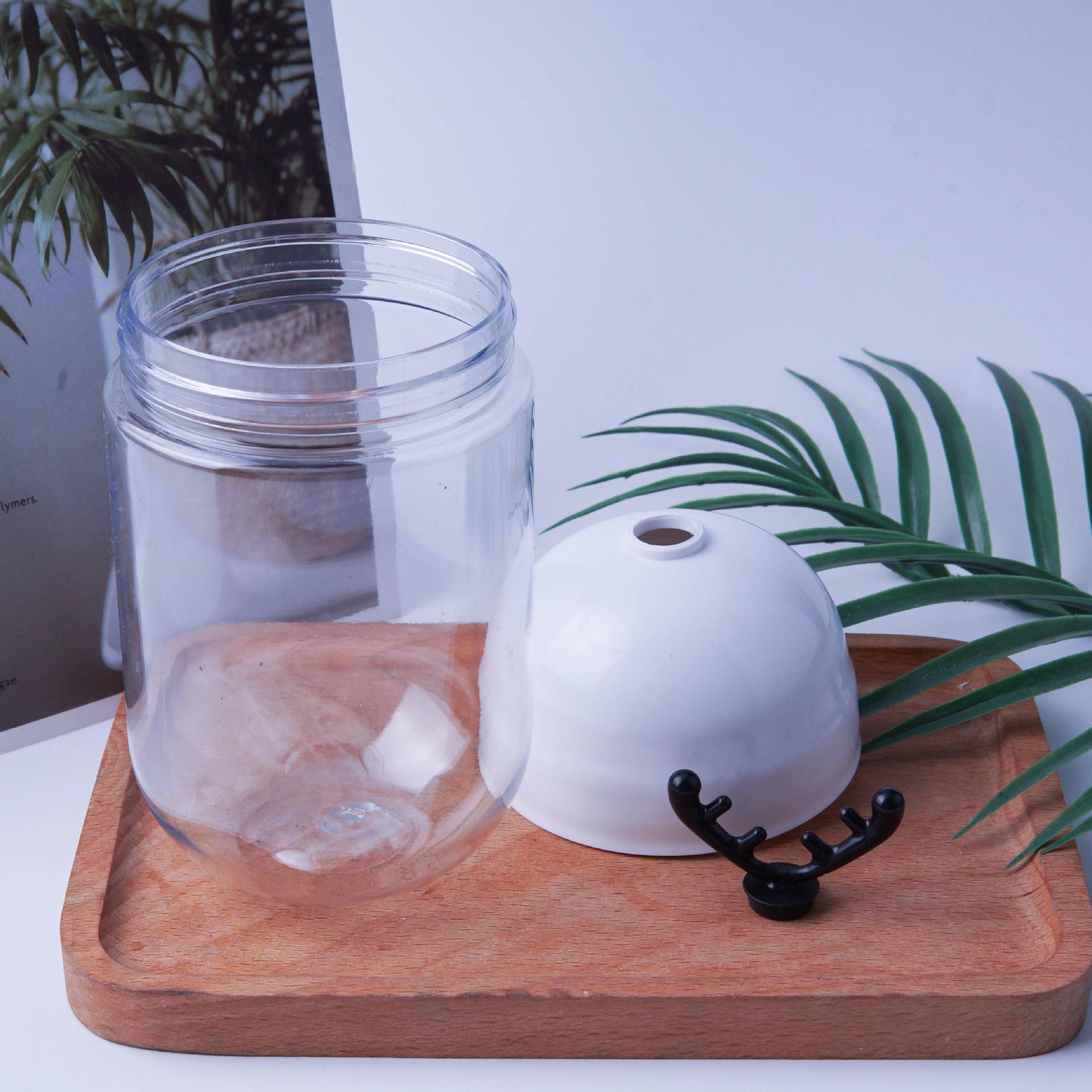 

500ML Transparent PET Bubble Tea Cup Bottle