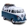 Maisto Volkswagen Samba Varebil Weekenders Diecast Modell, Blå (med campingveske)