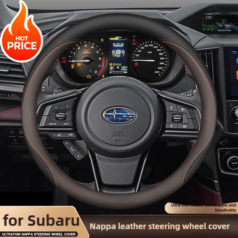 Leder-Autolenkradabdeckung für Subaru Forester BRZ Crosstrek Outback 2024 2025 2026 Zubehör