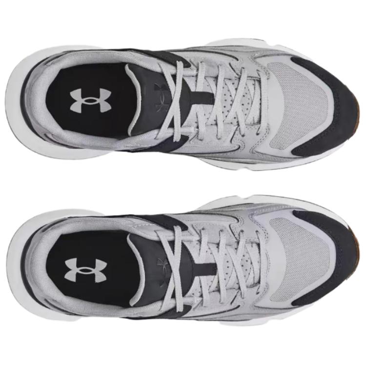 Under Armour Men's Forge 96 Retro Casual Sneakers Grey Black White Gum 3027718-105
