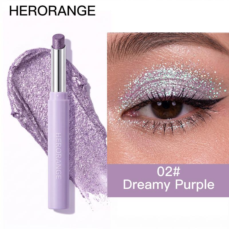 Dynamic Luminous Highlighting Eyeshadow Pencil: Waterproof, Sweatproof, Long-lasting, Pigmented, Super Shimmer, Versatile.