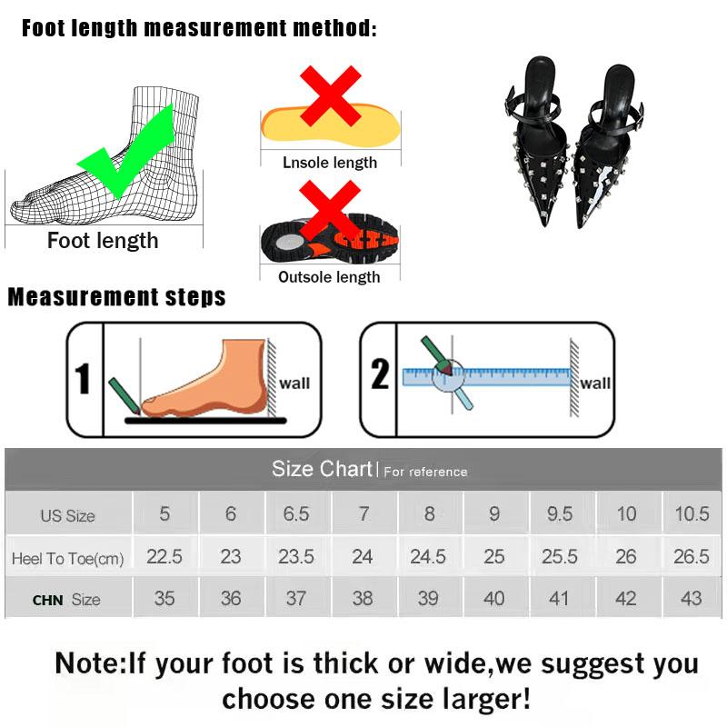 Fashion New Women Pumps Mules Footwear High Heels Shoes Female Luxury Rhinestones Fashion Pointed Toe Ladies Thin Heels Crystal Shoes