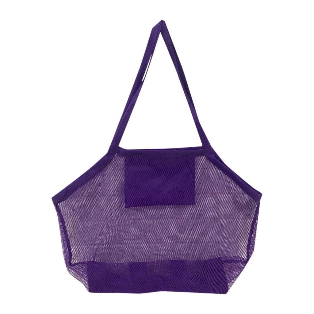 Mesh Beach Handbag Children's  Storage Bag, Suitable For Outdoor Beach Storage Bag, Foldable