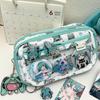 Anime Hatsune Miku Torba na bóle Kawaii Piórnik Kreskówkowy Uchwyt na artykuły piśmiennicze Torba Etui na długopisy Cosplay Artykuły szkolne dla uczniów Prezent