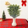 Artificial Norfolk Pine Branch UV-Resistant Faux Greenery Plants Stem Fake Pine Needle Pick Xmas Party Home Decoration