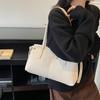 Small PU Leather Tote Bag for Women Square Shoulder Bags 2025 Designer Luxury Brand Solid Color Handbags and Purses