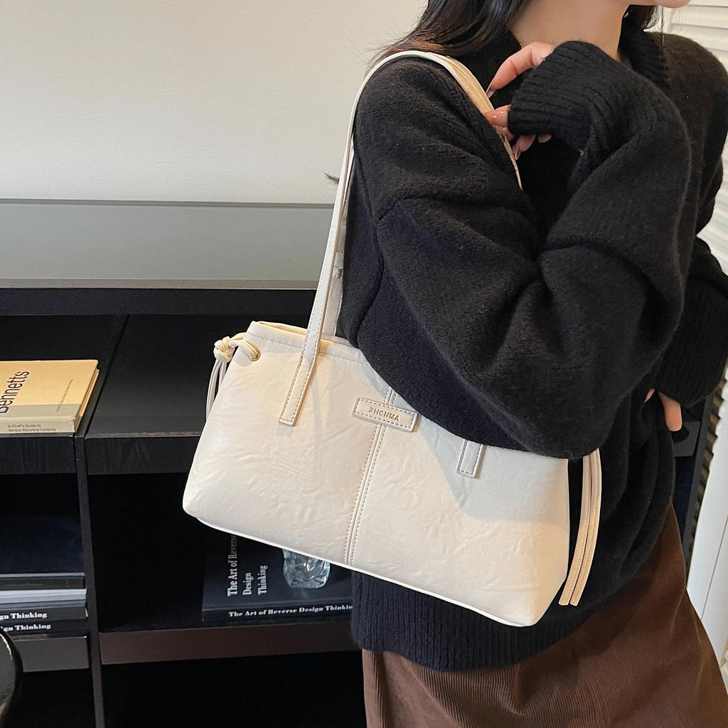 Small PU Leather Tote Bag for Women Square Shoulder Bags 2025 Designer Luxury Brand Solid Color Handbags and Purses