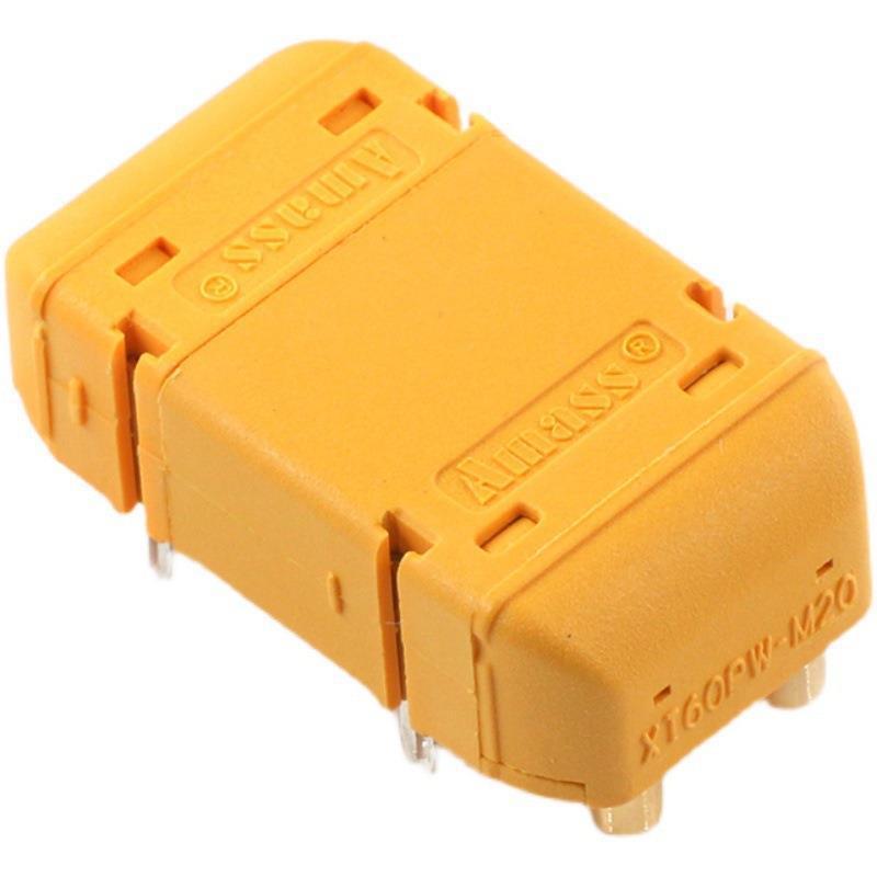 Amass Ai Mai Si XT60PW-F/M Horizontal Solder Board Model Aircraft Lithium Battery High Current Connector Set