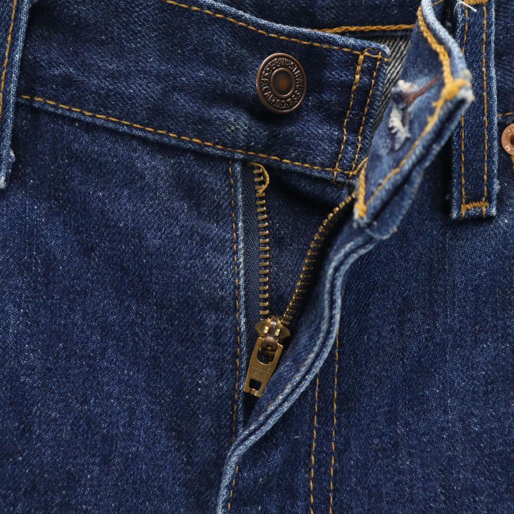 Levi's 00s 505 Made in USA Straight denim pants W28 Indigo blue jeans Men's Used