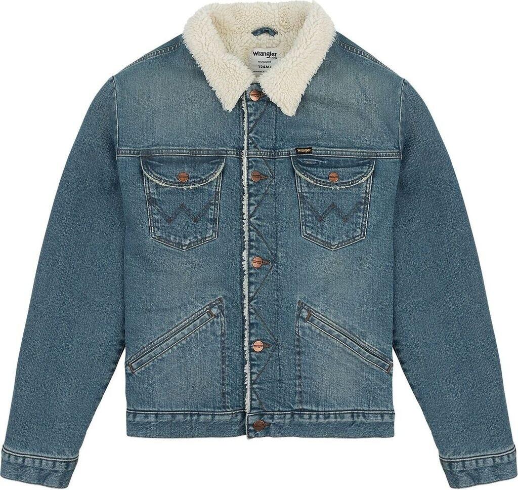 Демисезонная куртка Wrangler Icons Sherpa Jeansjacket (W4MSUG10K)