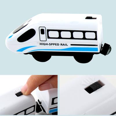 Für Holzeisenbahn Gleis Autobahn Kreisverkehr Set Holz Eisenbahn Elektrische Magische Eisenbahn Spielzeug Holz Schienen Spielzeug Kinder Jungen Geburtstag Geschenke
