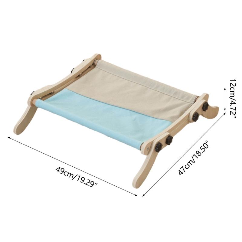 Pet Cat Hammock Window No Drilling Needed Hanging Cat Bed Easy to Install Hammock Window Bed Sunny Window Accessories