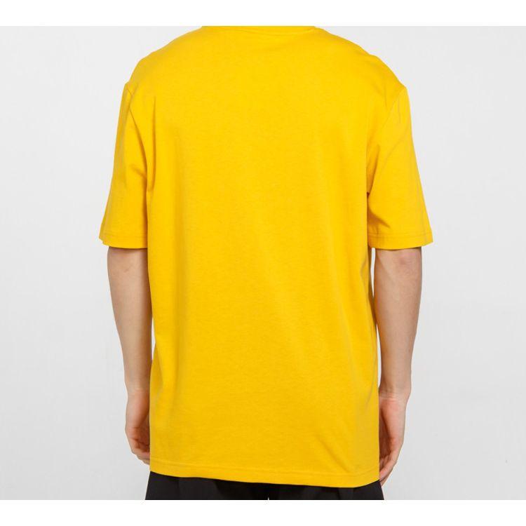 Puma Letter Print Crew Neck Short Sleeve T-Shirt Men Tops Gold 597337-25