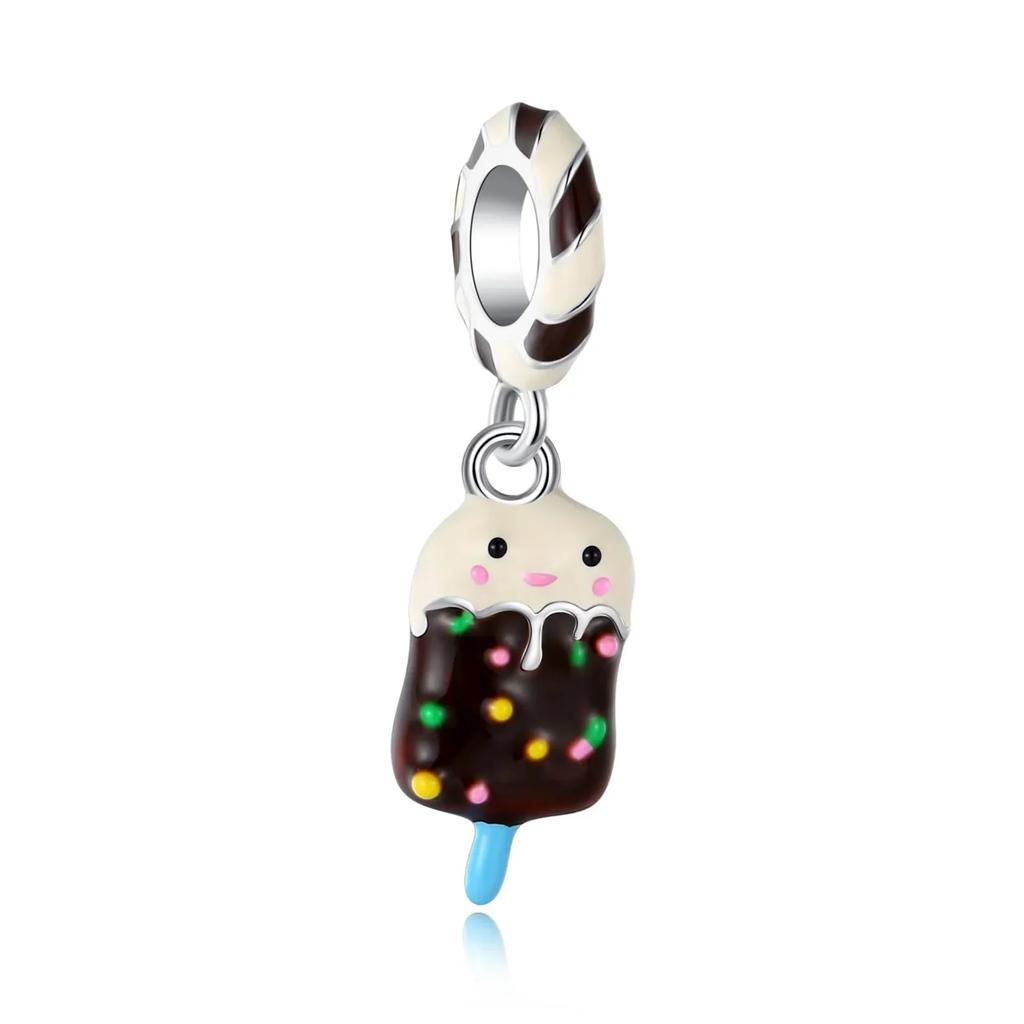 Cute Birthday Cake Charms Copper Fruit Ice Cream Candy Pendants Beads For Original Necklace Diy Bracelets Jewellery