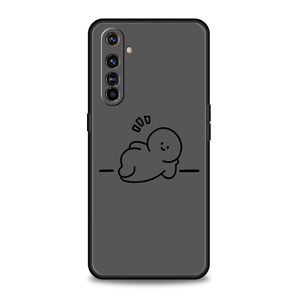 

Мультяшный чехол Matchman для телефонов Realme 8 9 10 8i 9i 6 7 GT2 C21 C25 C11 GT Neo 3T Pro Plus 5G, противоударный силиконовый чехол-сумка Capa realme 6