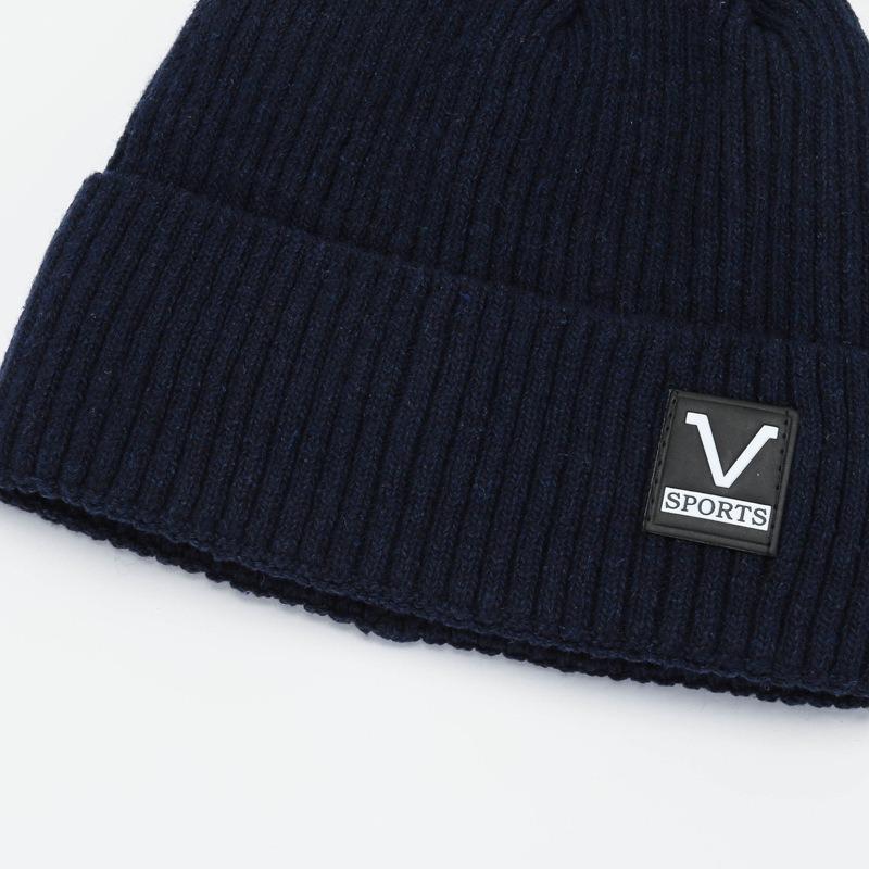 New Autumn and Winter Knitted Hat, Fleece Thermal Hat, Thickened Hat, Cycling Pullover Hat, Wool Hat