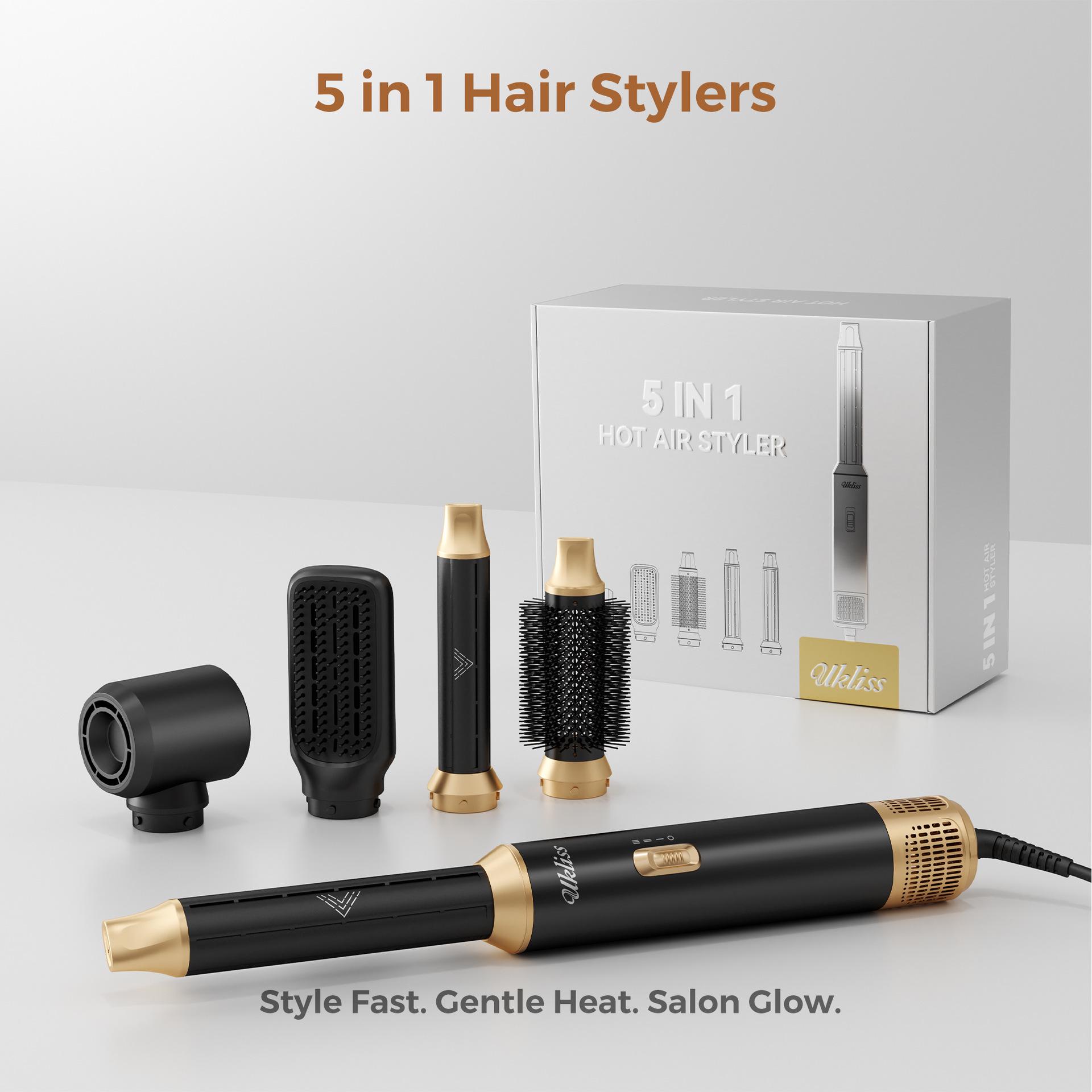 Ukliss 5-in-1 Hot Air Brush: Multi-Functional