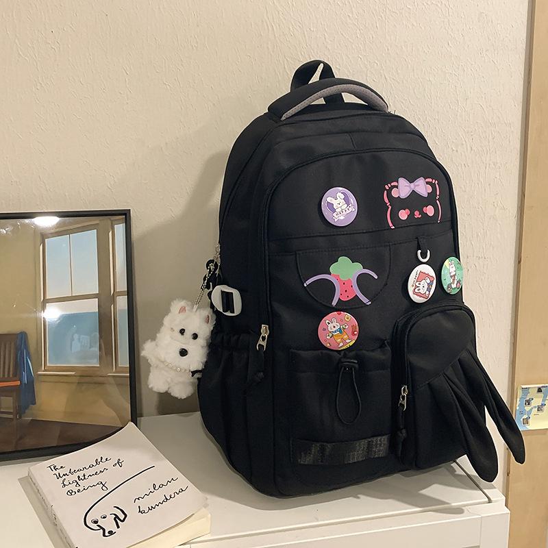 High Value College Style Fresh and Sweet Backpack Junior High School Students Lightweight Large Capacity Backpack