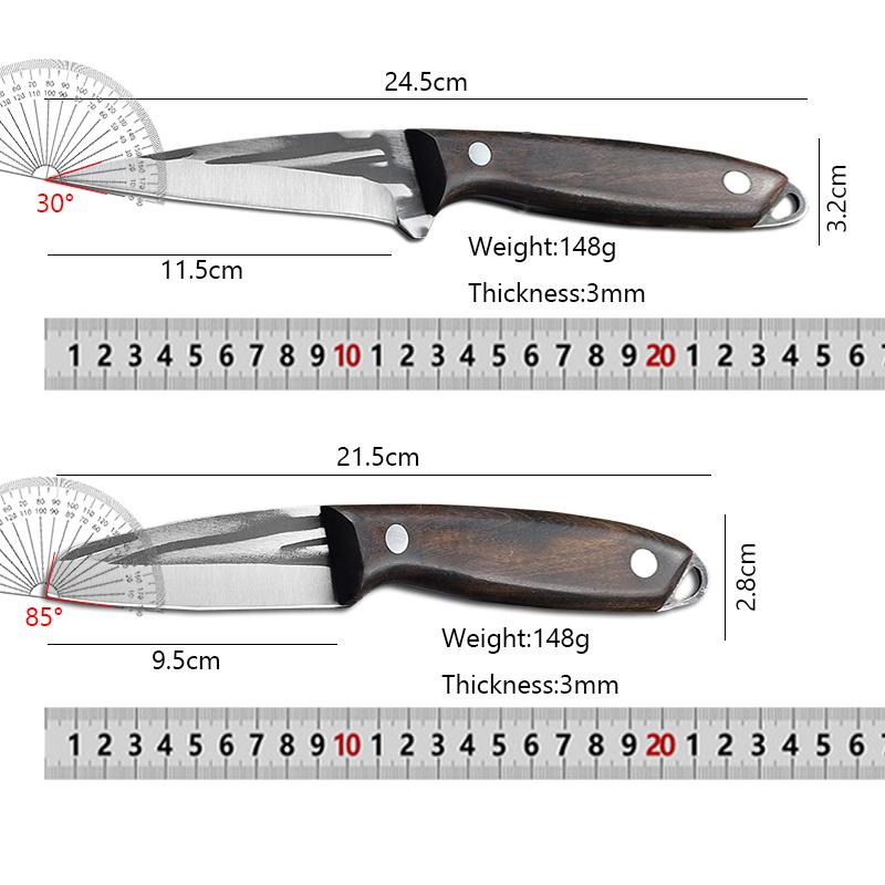 Kitchen Cleaver Boning Knife Butcher Knife Barbecue Meat Cutting Fishing Knife Chef Cooking Paring Tools