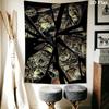 Dark Fantasy Wall Tapestry Gothic Art Space Tapestry Fashion Print Wallmounted Soft Home Decor Homestay Soft Decoration Tapestry