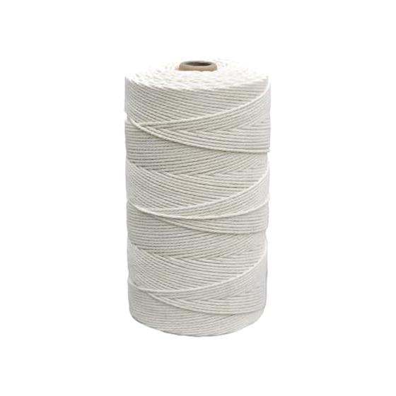 ENN LLC Macrame Cotton Rope 2mm Beige 200m Set of 1