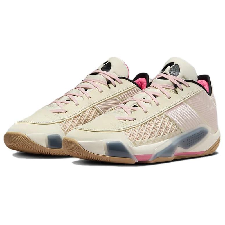 Air Jordan 38 Low PF Fresh Start Unisex Sneakers Cream Coconut-Milk Black FD2325-100