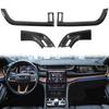 For Jeep Grand Cherokee L -2024 Car Dashboard Air Vent Trim Carbon fiber