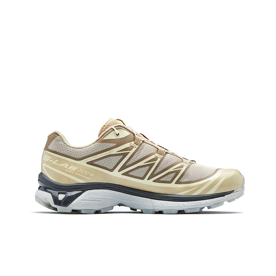 SALOMON XT-6 Baskets Unisexes Safari Transparentes Marron Aimant Vanille-Glace L41641000