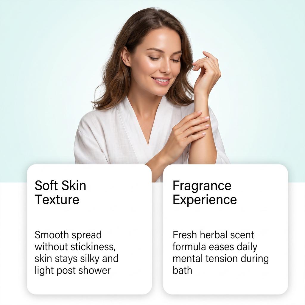 Lightweight Body Wash Oil Daily Refreshing Moisturizing Gentle Cleansing Skin Care Comfort Shower Oil