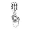 Crystal Simulate Pearl Heart Flower Beads For Women Bracelets And Bracelets DIY Jewelry