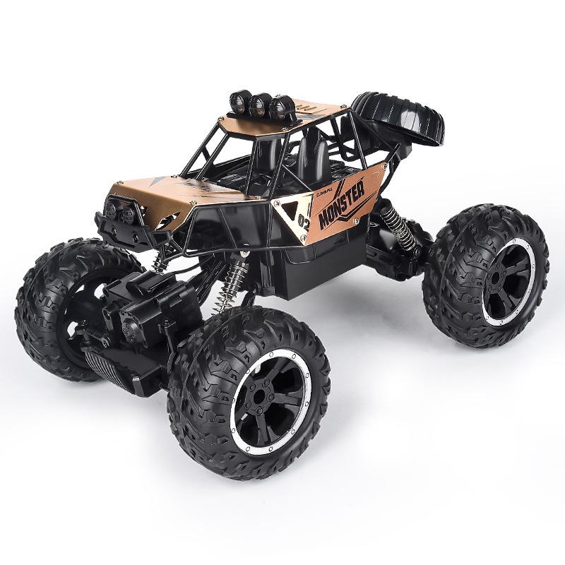 1:16 Alloy RC Climbing Monster Truck – 4WD Big Foot Toy Car for Kids