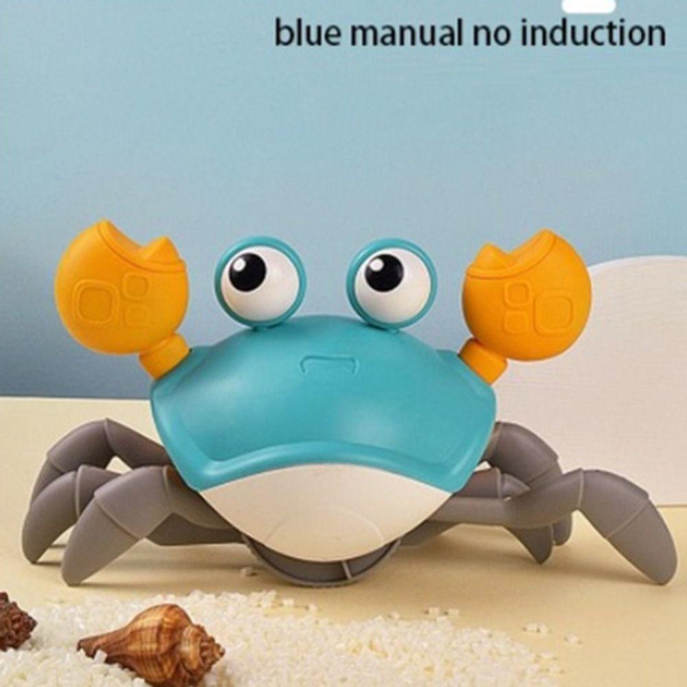 Light&Music Electric Dancing Crab Automatic Sensing Crab Interactive Toy  For Babies