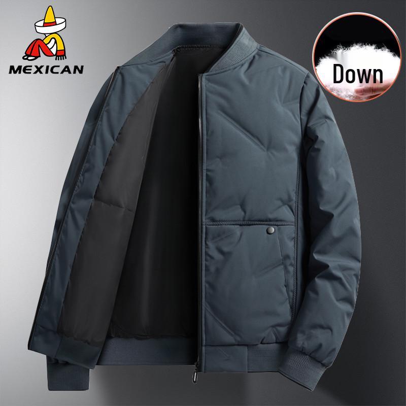 

Мужская короткая зимняя куртка-пуховик Пугало 2025 - Модная и теплая 2XL