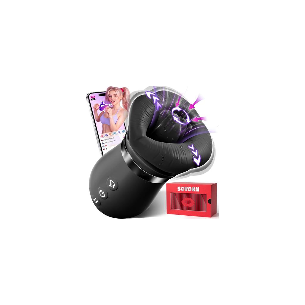 5-in-1 Oral-Style Vibrator: A Rose-colored Sex Toy Featuring 10 Tongue-licking and Sucking Modes, Designed for Anal, Clitoral, and Nipple Stimulation