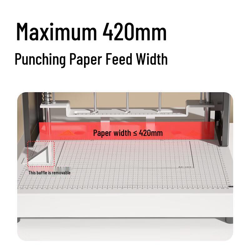 Deli Automatic Electric Document Punching and Binding Machine CN plug (adapter included)