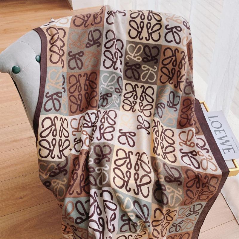 Cotton and Linen Scarf for Women In Autumn and Winter New Versatile Warm and Fashionable Letter Scarf Decorative Shawl